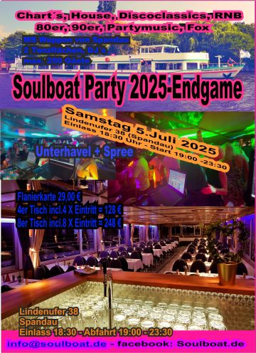 Entradas para Soulboat 2025 Endgame en 05.07.2025 - Comprar entradas
